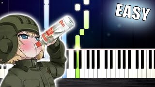 KATYUSHA  EASY Piano Tutorial by PlutaX [upl. by Nnayt188]