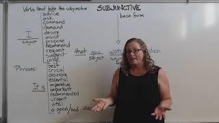 Subjunctive Verbs [upl. by Juliano284]