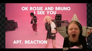 APT APT APT APT WE ALL SAY IN UNISON ROSE and Bruno mars APT Reaction [upl. by Roslyn]