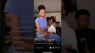 Nia and Chrisgonecrazy on live🥰 Nia sits on Chris Lap🤭 [upl. by Dever139]