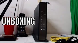 Netgear Nighthawk AC1900 WiFi Cable Modem Router Unboxing [upl. by Dranyl]