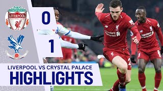 LIVERPOOL VS CRYSTAL GOALS 01 amp HIGH liverpool crystalpalace premierleague epl highlights [upl. by Annaek]