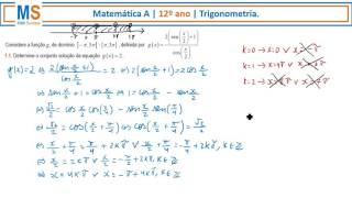 Trigonometria  Matemática 12º Ano [upl. by Delphine764]