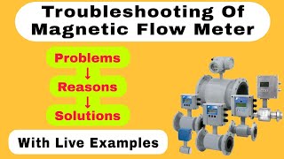 Mag Flow Meter meter Troubleshooting Magnetic Flow Meter [upl. by Dnalrag]