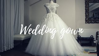 MAKING A WEDDING GOWN  BALL GOWN [upl. by Hutchison]