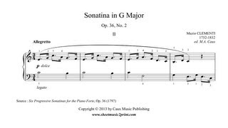 Clementi  Sonatina Op 36 No 2 23 [upl. by Novanod184]