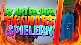 10 ARTEN von SKYWARS SPIELERN die JEDER KENNT 🔥 [upl. by Shawna537]