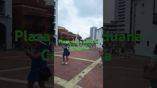 Plaza de la aduana cartagena colombia travel [upl. by Wehhtam]