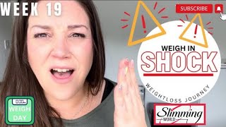 SLIMMING WORLD Week 19 Scale shock amp worst week ever bodytransformation weightlossjourney vlogs [upl. by Capon651]