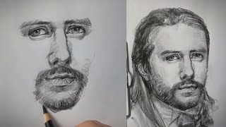 ❤️Portrait Pencil Drawing Collectio  Smile Gentleman  Pencil Drawing  Easy Drawing Tutorials [upl. by Koziarz]