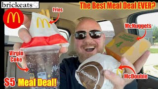 McDonalds 5 Meal Deal REVIEW Is This the Best Meal Deal EVER brickeats [upl. by Marjie]