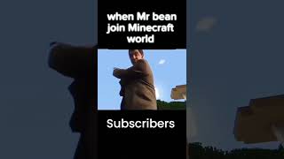 When Mr bean join game Minecraft minecraft shorts [upl. by O'Rourke236]