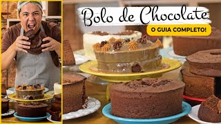 O GUIA COMPLETO DO BOLO DE CHOCOLATE [upl. by Jennings]