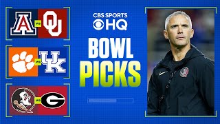 College Football Bowl Picks Arizona vs Oklahoma Florida State vs Georgia  MORE  CBS Sports [upl. by Duester]