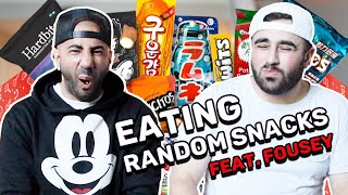 EATING RANDOM FOODS WITH FOUSEYTUBE [upl. by Ilse]