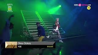 Soul Music Award SMA 2017  ZICO ft Mino Okey Dokey moment [upl. by Anika]