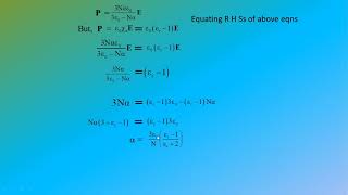 Clausius Mossotti equation [upl. by At]