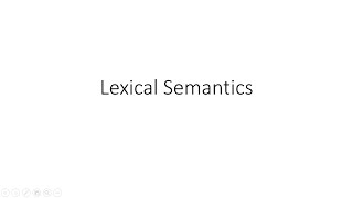 LexicalSemantics [upl. by Hcab945]