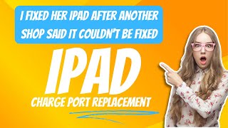 iPad Charge Port Replacement in Bryant Arkansas at iRevive Phone Repair [upl. by Griggs]