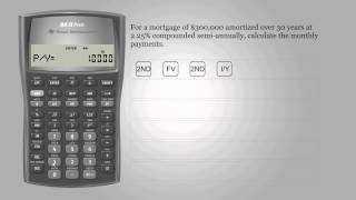 Mortgage payments – Texas Instruments BA II PLUS [upl. by Krock928]