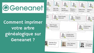 Imprimer votre arbre généalogique sur Geneanet [upl. by Nylsirk532]