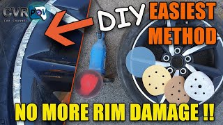 DIY How To Fix Wheel Curb Damage And Scratches Easy [upl. by Monique]