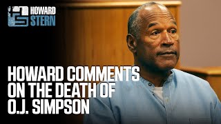 Howard Gives His Thoughts on OJ Simpson’s Death [upl. by Kcirddahc]