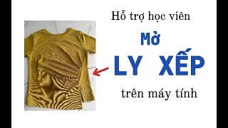 241 Học thiết kế rập quần áo trên máy tính  Hướng dẫn mở Ly áo trên máy tính [upl. by Dlnaod932]