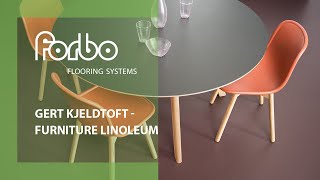 Gert Kjeldtoft loves Forbo Furniture Linoleum  Forbo Flooring Systems [upl. by Born]