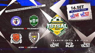 AO VIVO  SEGUNDA DIVISÃO BREVENSE DE FUTSAL 2024 [upl. by Eelatan]