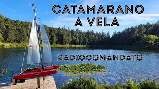 Il Catamarano a Vela va più Veloce di una Barca a Motore RC e si Muove SOLO con il Vento  Fai Da Te [upl. by Jordain79]