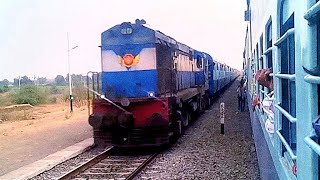 PalitanaBandra Sf Express 22936 skipping Ranpur Railway Station at MPS palitana bandra ranpur [upl. by Pinckney]