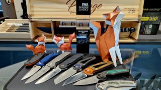 NEW FOX KNIVES incl ORIGINAL GANGSTER IWA 2024 [upl. by Leinnad636]