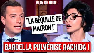 JORDAN BARDELLA pulvérise RACHIDA DATI qui est LA BÉQUILLE de MACRON [upl. by Anum724]