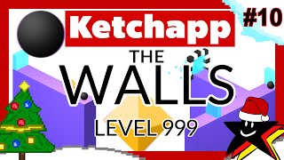 THE WALLS Ketchapp Review ☆10 NEW game by ZigZag Dev  Level based High Scores ☆Advent Calendar☆ [upl. by Jodee11]