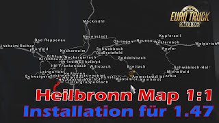 ETS2 147 BETA  wie installiere ich die neue Heilbronn Map [upl. by Sicard669]