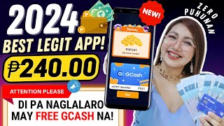 BEST GCASH LEGIT 2024 P200 AGAD DI PA NAGLALARO MAY PERA NA NO NEED INVITES WITH PROOF OF PAYOUT [upl. by Pitt]