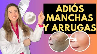 MÉDICO DERMATÓLOGA EXPLICA CÓMO ELIMINAR MANCHAS Y ARRUGAS  ARBUTINA DMAE ¿FUNCIONAN THE ORDINARY [upl. by Adnamma]