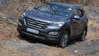 2014 Hyundai Santa Fe Review Ride Handling Features PerformanceSpace Comfort Mileage And More [upl. by Kulda]