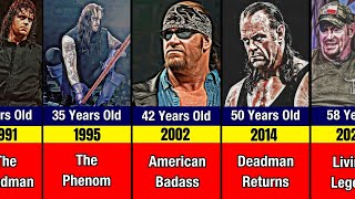 Evolution of The Undertaker 1987 to 2023  Undertaker Career Highlights from Debut to Hall of Famer [upl. by Derwon]