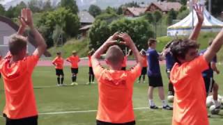 Stages pour enfants Coerver à Crans Montana [upl. by Idzik]