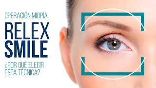 Técnica Láser Relex SMILE para operación de miopía de ojos operacionmiopia relexsmile [upl. by Powell]