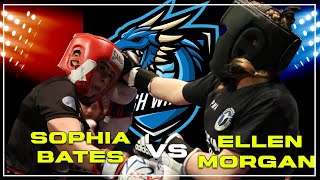 Ellen Morgan vs Sophia Bates JUNIOR WOMENS BOXING [upl. by Blau433]