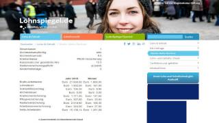 NettoVerdienst bei 1800 Euro  Steuerklasse 1 Stand August 2015 [upl. by Kcin]