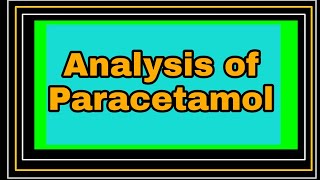 Analysis of paracetamol organic synthesis second [upl. by Gen748]