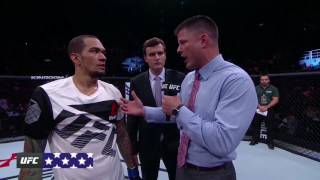 UFC 212 Yancy Medeiros Octagon Interview [upl. by Retniw]