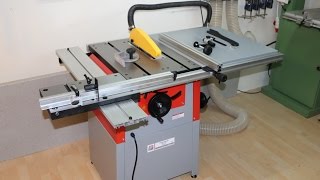 TKS  Tischkreissäge Holzmann TS 250  400 Volt  Unboxing Overview Aufbau Test und Informationen [upl. by Orbadiah]