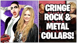 10 CRINGE Rock And Metal Collaborations ft AvrilManson MGKWillow more [upl. by Emelin]