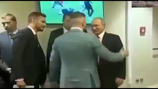 Putins bodyguard when Conor puts his hand on his shoulder [upl. by Diego]