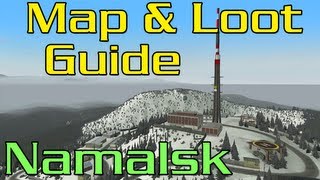 DayZ Namalsk Map and Loot Guide  With Flyovers  ArmA 2 [upl. by Denise]